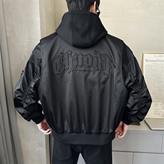 春季男士可拆卸帽子夹克外套时尚百搭宽松上衣男装潮JK2526-P160，男装夹克，电商A237
