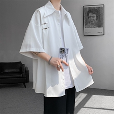 【已下大货】D130-P48控68大码新中式风重磅高品质衬衫，男装衬衫，电商D232