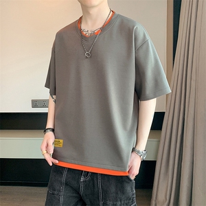 夏季短袖店主风休闲宽松潮牌百搭短袖T恤男TC3138RK01-P30控50图片