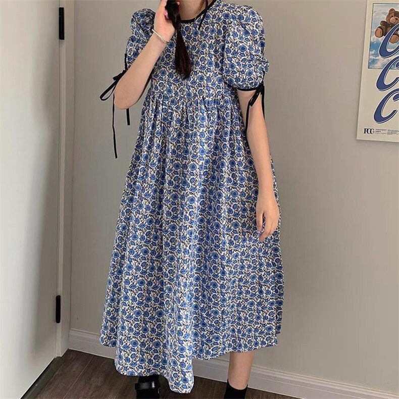 【现货】夏季新款连衣裙韩版娃娃裙，女装连衣裙，名依人