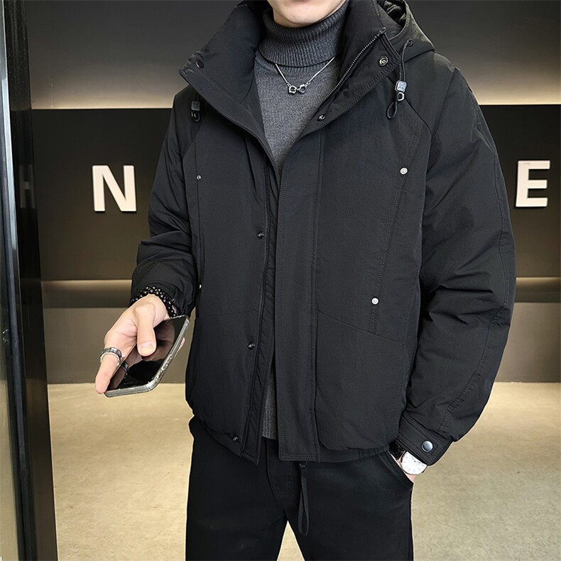 标50绒冬季休闲男士连帽羽绒服保暖外套8531-P225(控券后328),男装羽绒服,电商B338