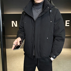 标50绒冬季休闲男士连帽羽绒服保暖外套8531-P225(控券后328)，男装羽绒服，电商B338