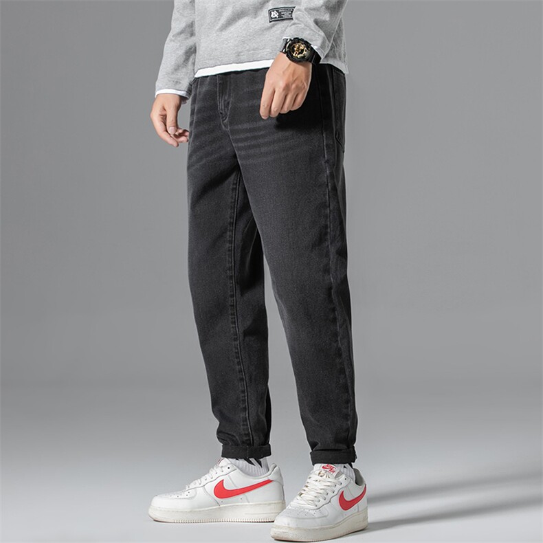 2021春秋男日系小直筒宽松牛仔裤特价跑量QT5032-1_6849-P35，男装牛仔裤，星座1516-1