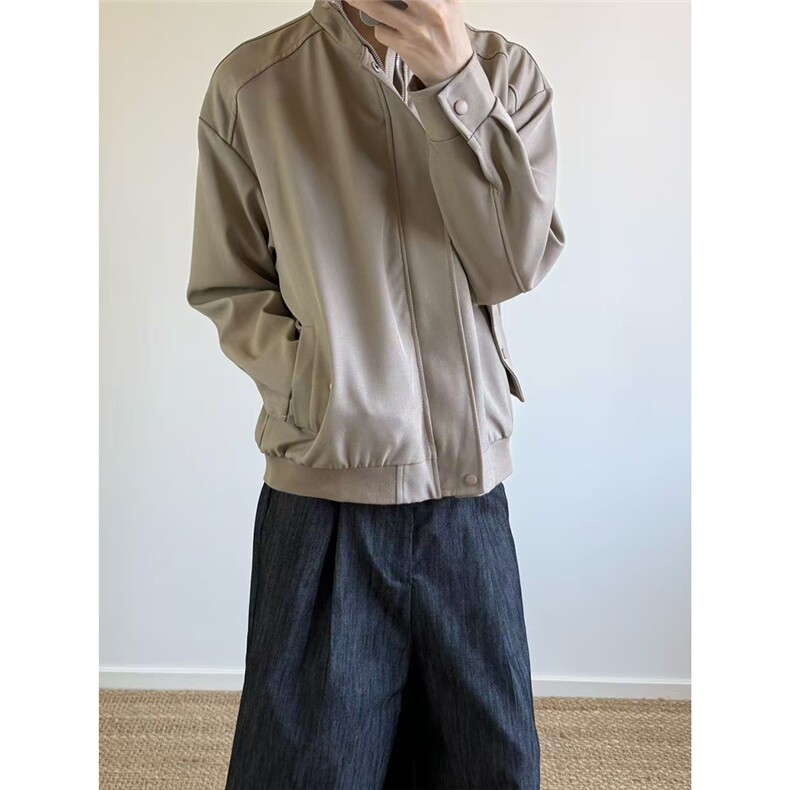 自家图~老钱风cleanfit净版飞行员夹克外套W1380/特P75,男装夹克,电商B350