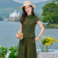 2026夏装新款简约时尚休闲套装两件套，女装套装/套裙，美沁