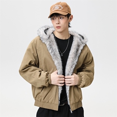 潮流宽松棉衣高街潮牌休闲棉服A161-9980-P95，男装棉衣，电商A161