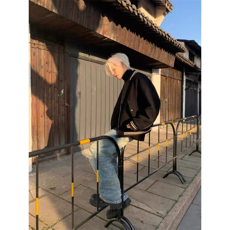 重磅毛呢宽松百搭外套JK094-P90,男装夹克,星座313A(原308A-2)