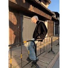 重磅毛呢宽松百搭外套JK094-P90，男装夹克，星座313A(原308A-2)