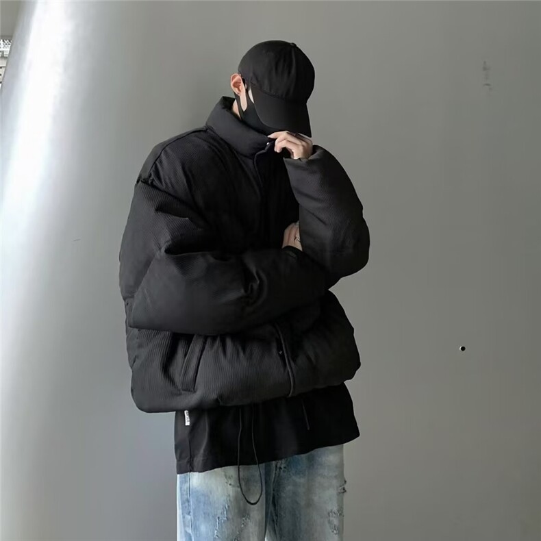 高级感冬季面包棉服轻熟风情侣休闲肌理感男女外套MF6032P115,男装棉衣,星座1116-2