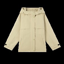 2026年春季连帽休闲宽松显瘦时尚短款风衣，女装风衣，文熹诺