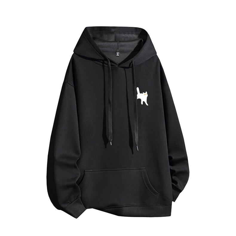 得物供货、复合重磅420克现货连帽卫衣宽松HD019-1-HML355-特P45,男装卫衣,电商019-1