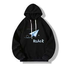 纯棉连帽卫衣男大码运动帽衫宽松薄WY2270-P35加绒款-P40，男装卫衣，电商A040