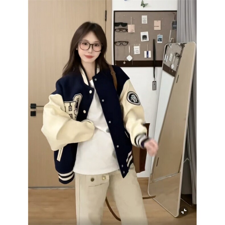 J9954-P73高质量/原版做工美式嘻哈宽松潮牌棒球服夹克,男装夹克,星座617A-2