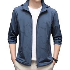 DYFA8828钱塘2020-3夏装新款连帽长袖男士休闲宽松上衣外套P90，男装夹克，钱塘207-3