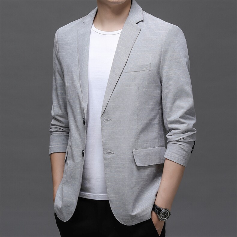 秋季新款西装男西服简约外套西服商务休闲小西装单西,男装西服,电商B360