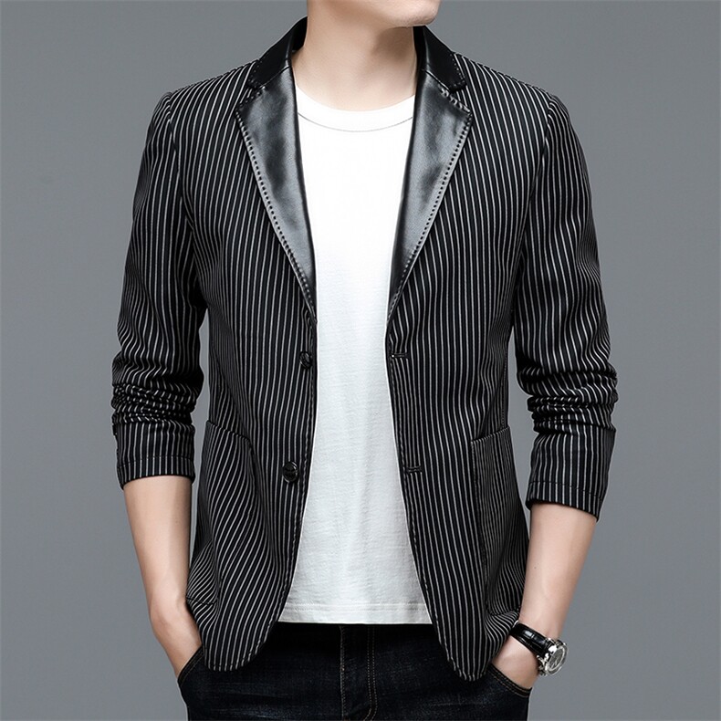 BH2227钱塘2020-2中青年男士时尚休闲简约帅气潮流西服货稳P137图片