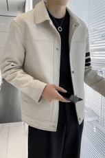 轻熟风~秋冬新款三条杆设计休闲夹克外套K371/P100，男装夹克，电商B331