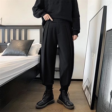潮牌hiphop束脚小西裤男春季休闲卫裤炸街潮男宽松西裤K2131-P36，男装休闲裤，星座512-2