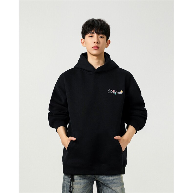 2026春季新款万针刺绣美式宽松420克连帽卫衣现货10000件，男装卫衣，星座1103-4（原1114）