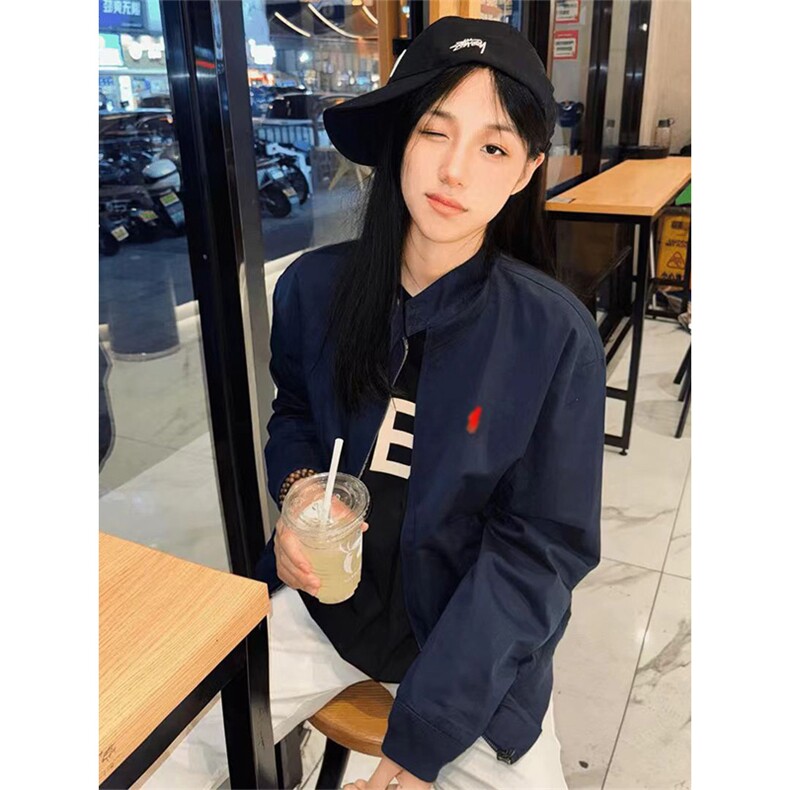 订单已下~早秋新款修身翻领小马刺绣防水情侣夹克外套JK90-P65,男装夹克,星座1004-3