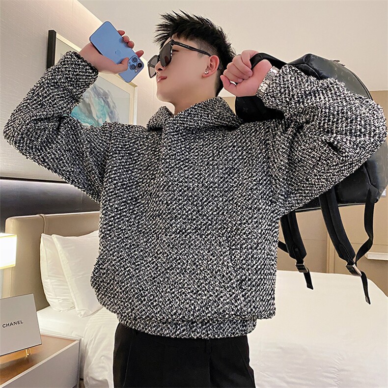 AW88/特P88控118秋季社会小伙连帽小香风百搭上衣长袖卫衣男图首,男装卫衣,星座305B-1