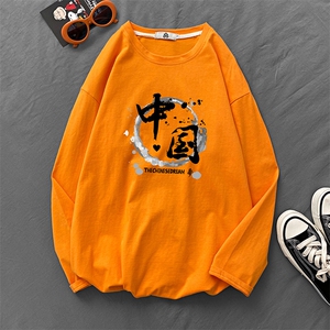 TX3134-P28 纯棉长袖t恤男大码圆领打底衫体恤上衣服图片