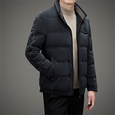 CAH2803钱塘2020-2中年男士冬加厚款商务休闲简约羽绒服P210，男装羽绒服，钱塘207-2