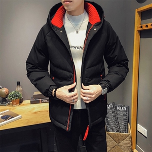 A313-MY85-P1452020冬季加厚棉衣男店主风棉袄连帽棉服男图片