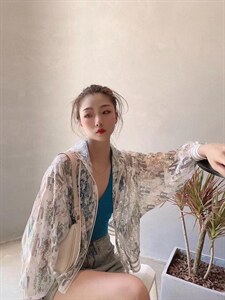蕾丝防晒衣图片