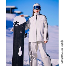 户外防水拼接条纹俩件套登山服男女滑雪服套装TZ031-P235控338，男装休闲套装，电商A001
