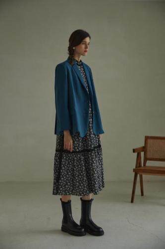 【??秋装新品设计师款毛边西装】，女装西装，DIINTTO地朵