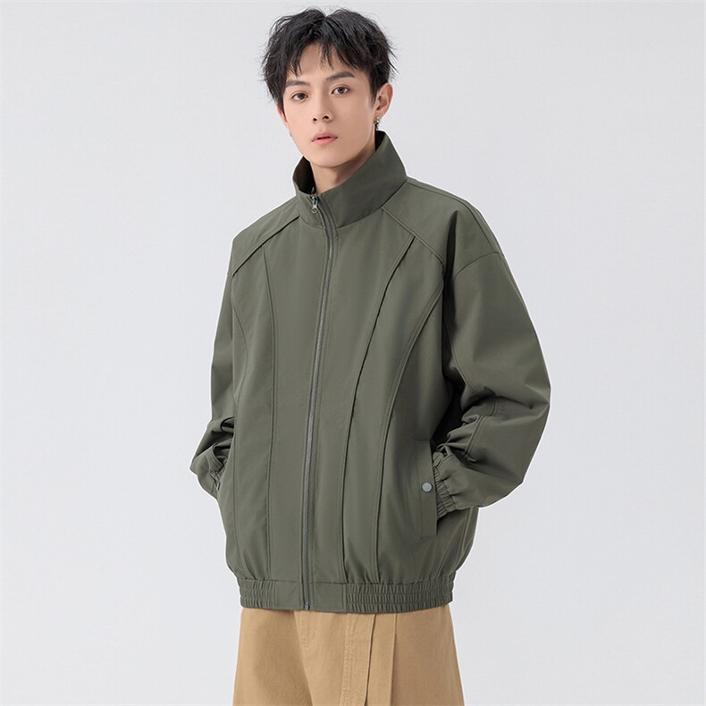 户外夹克男立领纯色上衣冲锋衣外套DSA157B-JK7866-P55,男装夹克,电商A157B