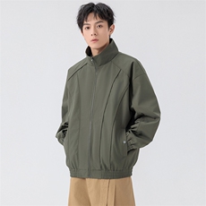 户外夹克男立领纯色上衣冲锋衣外套DSA157B-JK7866-P55，男装夹克，电商A157B