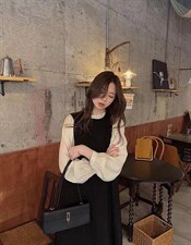 〈现货〉春季新款连衣裙韩版，女装连衣裙，MAN YU 蔓羽