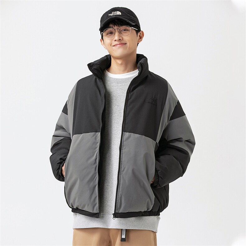 2026冬季新款男装日系潮牌撞色宽松休闲棉服加厚外套MY370-F149图片