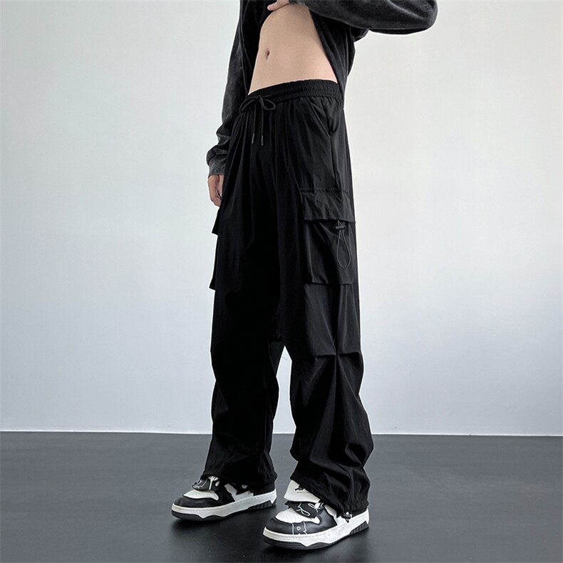 美式hiphop高街宽松弹力工装ins休闲裤货号K2301P55,男装休闲裤,电商A063