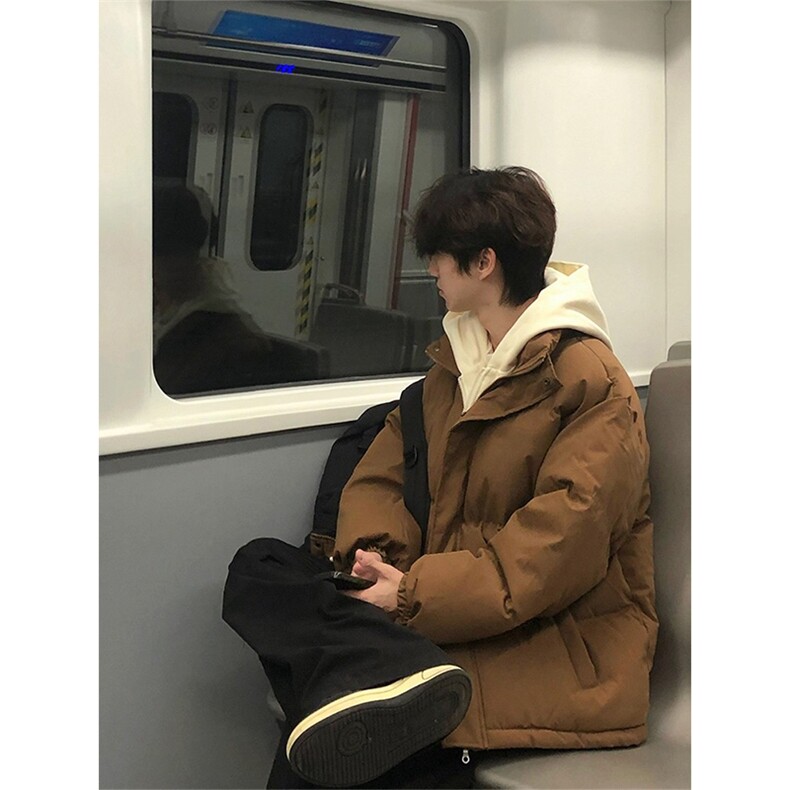 现货高品质美式高街冬季重磅三防加厚羽绒棉衣厚外套面包棉服，男装棉衣，电商A486