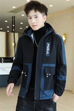 冬季牛仔棉服男模特加厚夹克风衣保暖外套工装棉衣黑色866加绒，男装夹克，星座1207