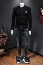 2021天鹅绒外套加厚保暖开衫简约款实体店款过年好穿，男装夹克，电商D230