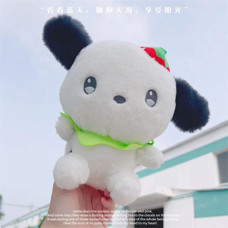 草莓玉狗狗，正美吉毛绒玩具厂