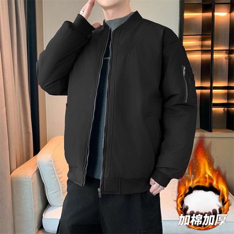 棒球服外套男女棉服美式潮牌复古高级感男装宽松飞行员M0822-P98图片
