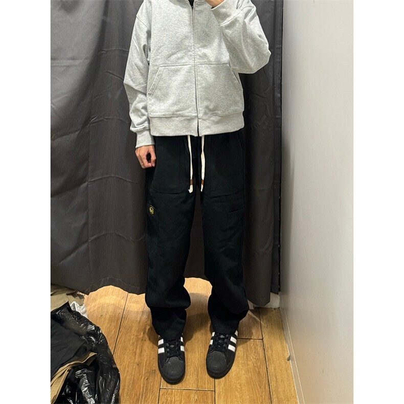 港风抖音品质大码休闲裤工装裤长裤直筒裤A014-DY2173-P55控78,男装工装外套,电商A014