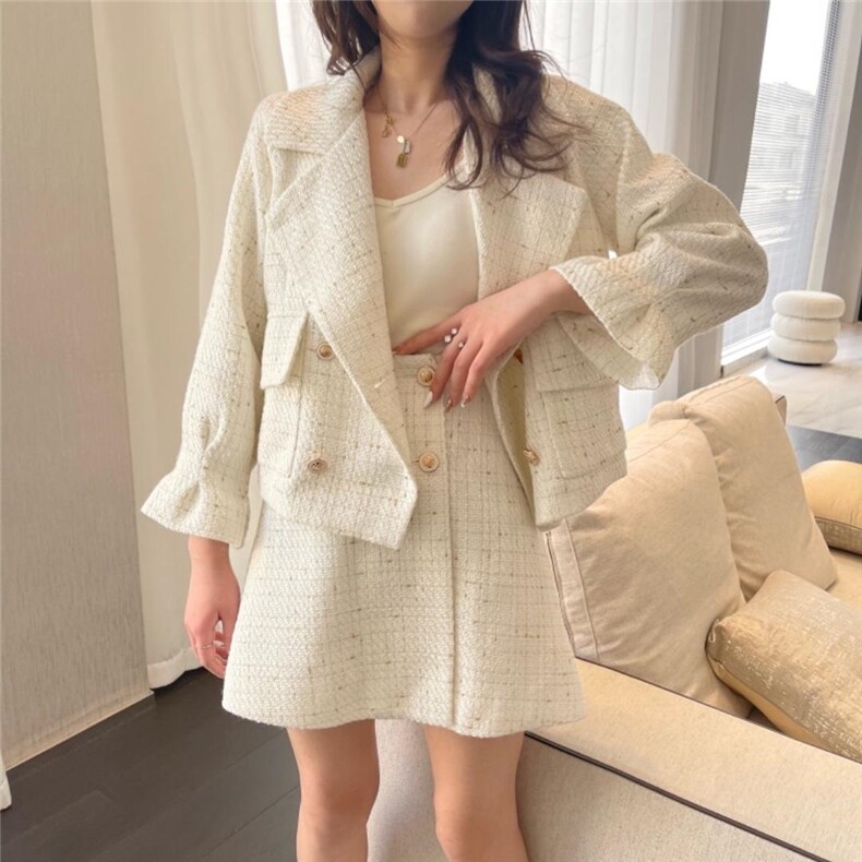 小香套装，女装职业装，倩衣百度