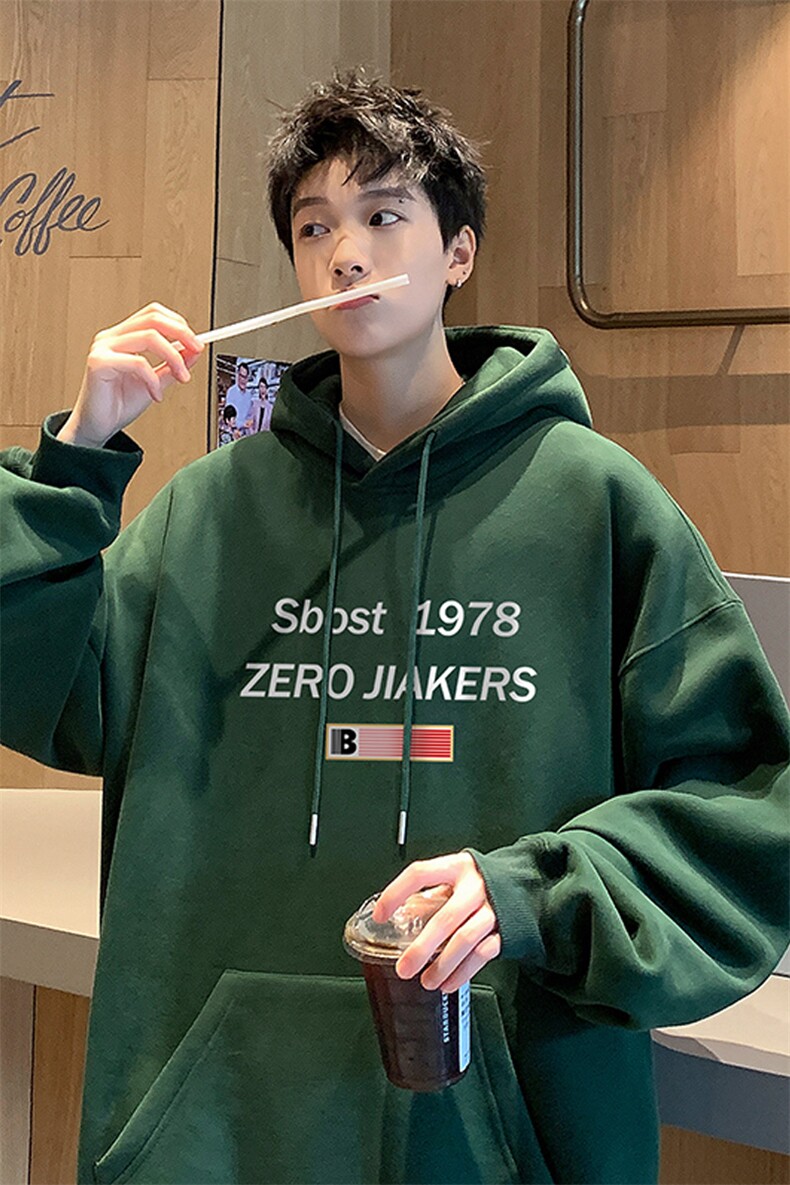 ！连帽圆领卫衣男装港风帽衫男LM179-P35,男装卫衣,电商B367