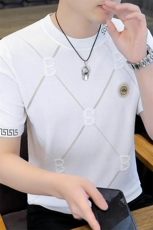 7933-P50欧货男装短袖毛衣春冬新款男士提花针织半袖打底衫，男装T恤，电商D310B