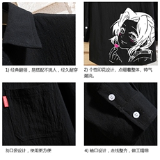 QC58153-P45亚七分袖衬衫男大码五分袖衬衣男短袖，男装衬衫，电商A040A