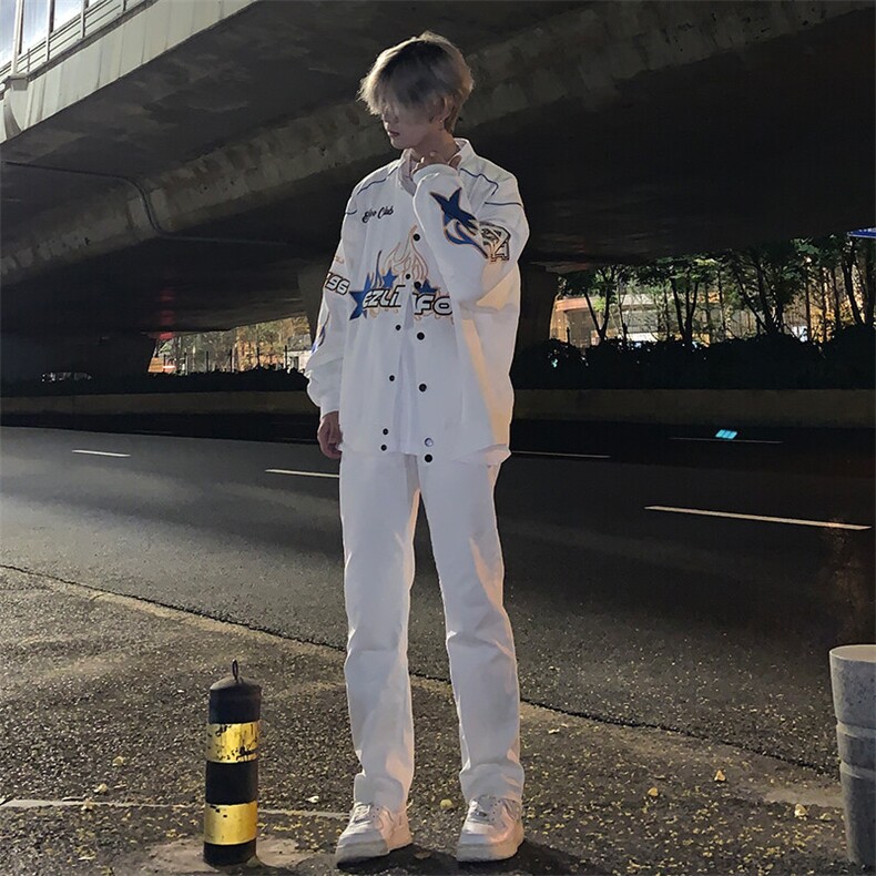 cleanfit弹力纯白色牛仔裤KZ01-P55,男装牛仔裤,星座310A-4