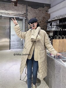 韩版假两件加厚时尚羽绒服图片