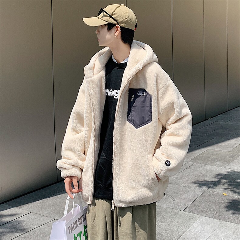 2023冬装青少年加绒加厚棉衣保暖羊羔绒外套男女915-P105控价138,男装棉衣,电商A441-1