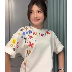 印花短袖T恤 夏季潮流T恤衫 纯棉 310A-4-T102-特批20图片